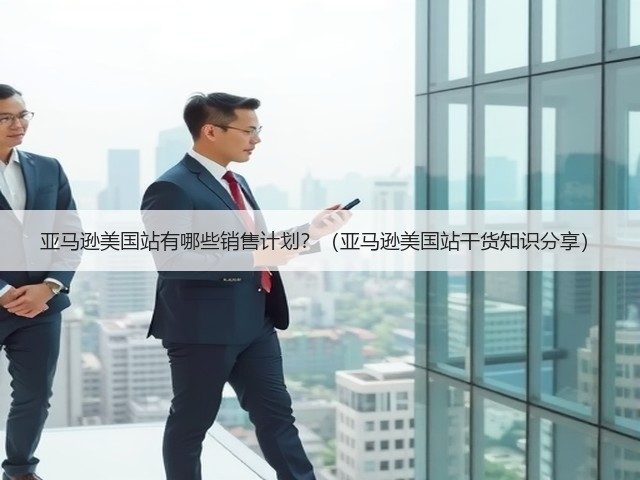 亚马逊美国站有哪些销售计划？（亚马逊美国站干货知识分享）(图3)
