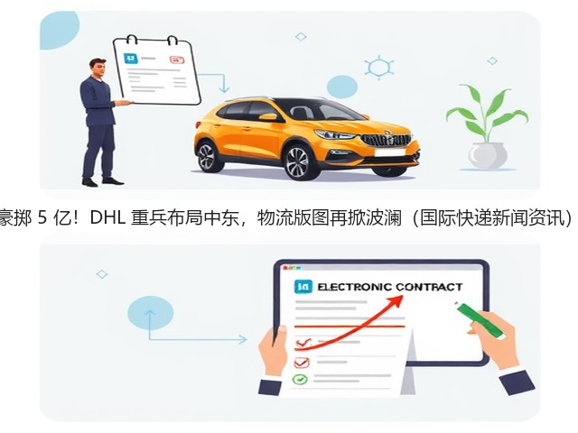 豪掷 5 亿！DHL 重兵布局中东，物流版图再掀波澜（国际快递新闻资讯）(图1)