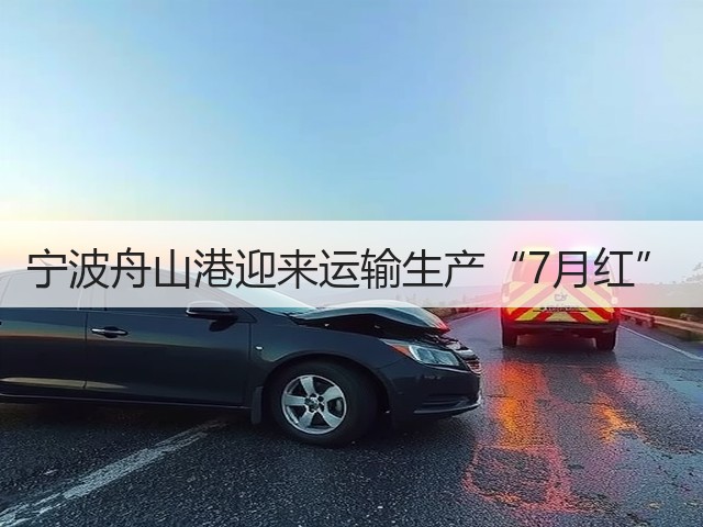 宁波舟山港迎来运输生产“7月红”(图3) 宁波舟山港迎来运输生产“7月红”(图3)