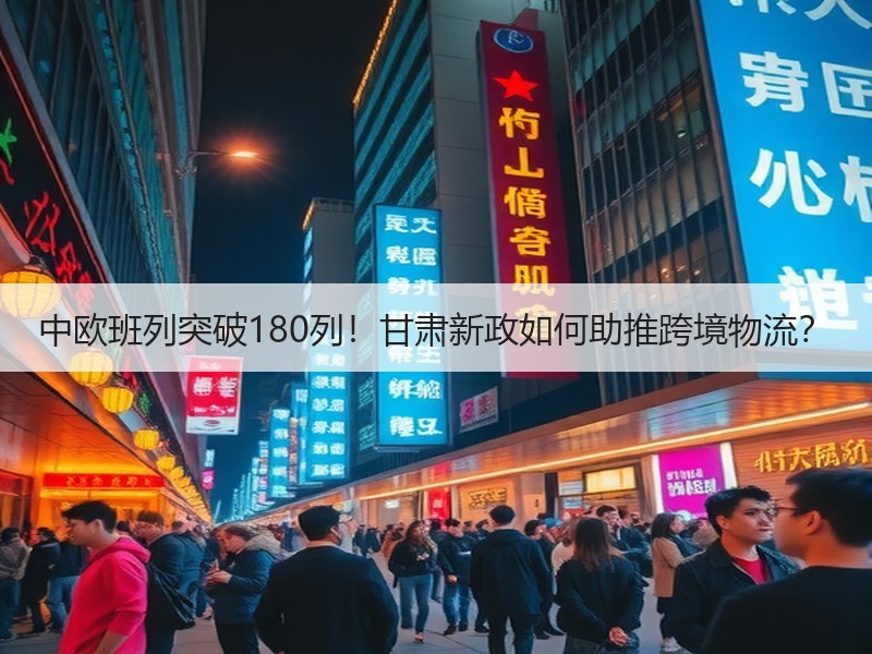中欧班列突破180列!甘肃新政如何助推跨境物流? 中欧班列突破180列!甘肃新政如何助推跨境物流?