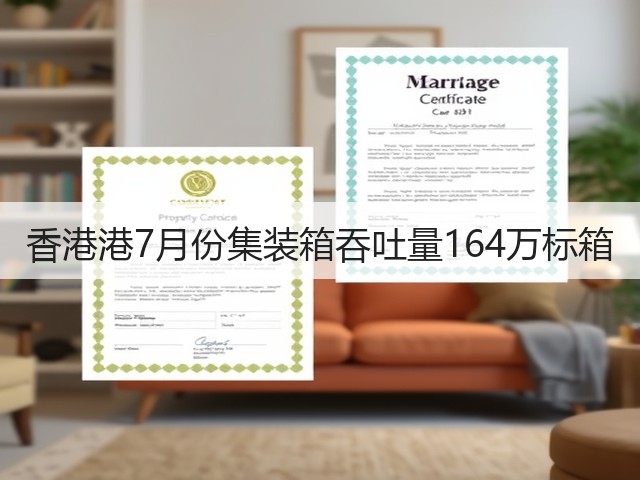 香港港7月份集装箱吞吐量164万标箱(图2)
