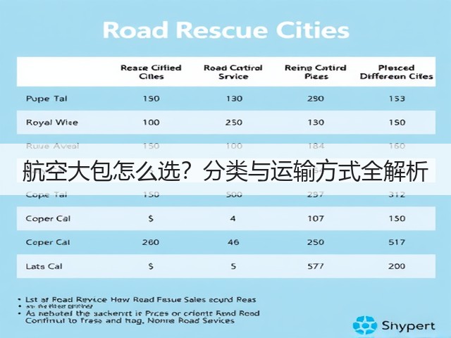 航空大包怎么选?分类与运输方式全解析(图2) 航空大包怎么选?分类与运输方式全解析(图2)