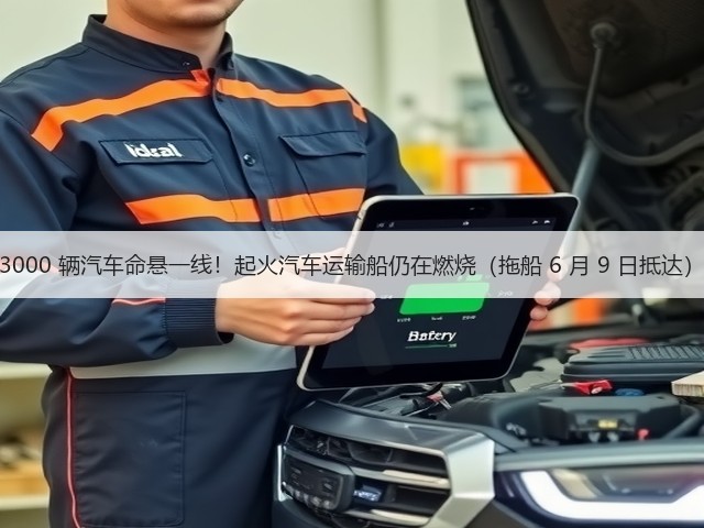 3000 辆汽车命悬一线!起火汽车运输船仍在燃烧(拖船 6 月 9 日抵达)(图3) 3000 辆汽车命悬一线!起火汽车运输船仍在燃烧(拖船 6 月 9 日抵达)(图3)