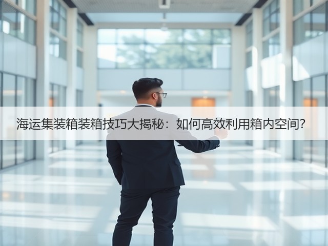 海运集装箱装箱技巧大揭秘：如何高效利用箱内空间？(图1)