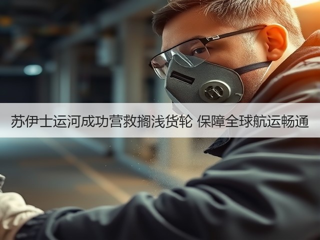 苏伊士运河成功营救搁浅货轮 保障全球航运畅通(图1) 苏伊士运河成功营救搁浅货轮 保障全球航运畅通(图1)