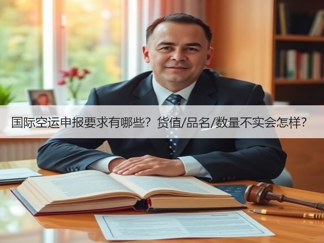 国际空运申报要求有哪些？货值/品名/数量不实会怎样？(图1)