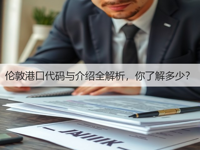 伦敦港口代码与介绍全解析，你了解多少？(图3)