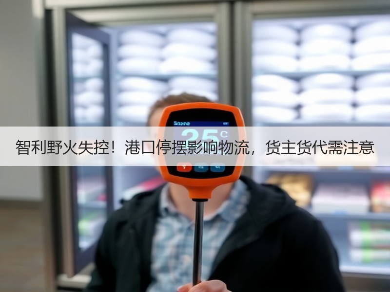 智利野火失控！港口停摆影响物流，货主货代需注意