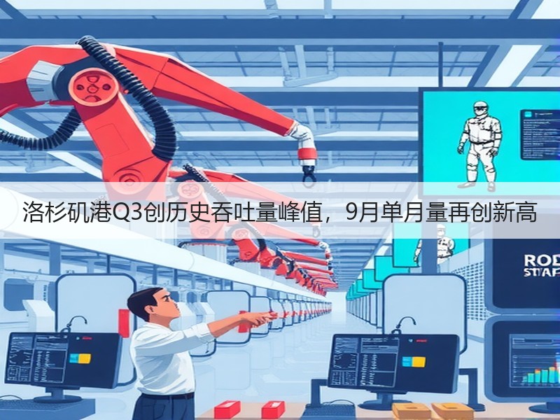 洛杉矶港Q3创历史吞吐量峰值,9月单月量再创新高 洛杉矶港Q3创历史吞吐量峰值,9月单月量再创新高