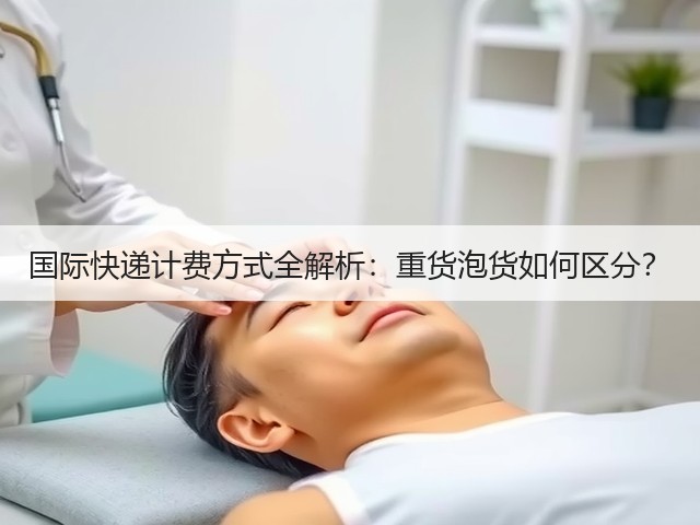国际快递计费方式全解析：重货泡货如何区分？(图1)