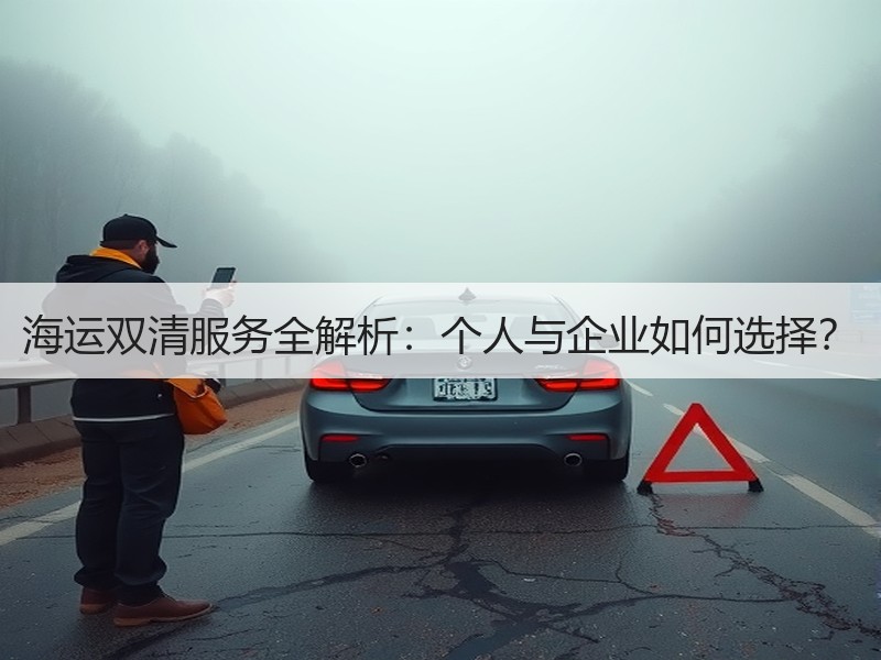 海运双清服务全解析：个人与企业如何选择？