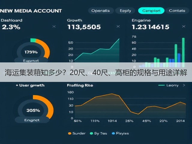 海运集装箱知多少?20尺、40尺、高柜的规格与用途详解(图1) 海运集装箱知多少?20尺、40尺、高柜的规格与用途详解(图1)