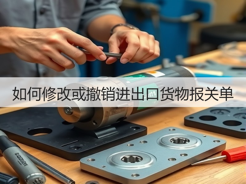 如何修改或撤销进出口货物报关单 如何修改或撤销进出口货物报关单