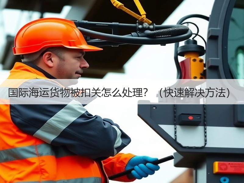 国际海运货物被扣关怎么处理？（快速解决方法）