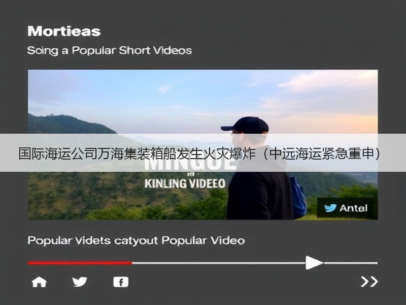 国际海运公司万海集装箱船发生火灾爆炸（中远海运紧急重申）