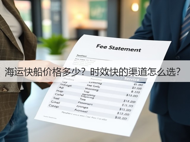 海运快船价格多少?时效快的渠道怎么选?(图2) 海运快船价格多少?时效快的渠道怎么选?(图2)