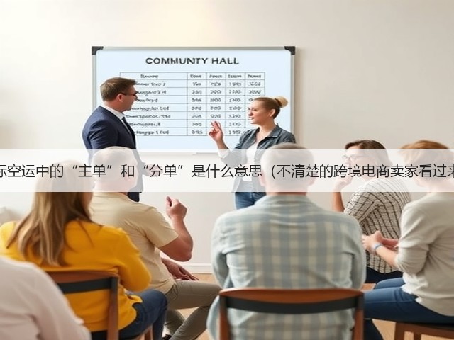 国际空运中的“主单”和“分单”是什么意思(不清楚的跨境电商卖家看过来)(图3) 国际空运中的“主单”和“分单”是什么意思(不清楚的跨境电商卖家看过来)(图3)