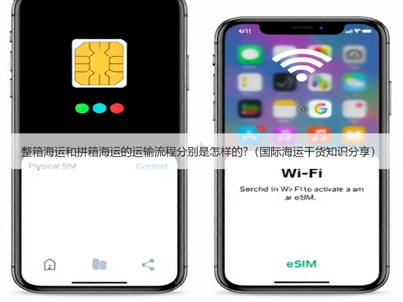 整箱海运和拼箱海运的运输流程分别是怎样的?（国际海运干货知识分享）