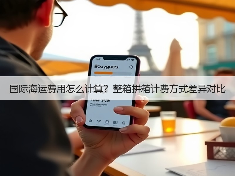 国际海运费用怎么计算？整箱拼箱计费方式差异对比