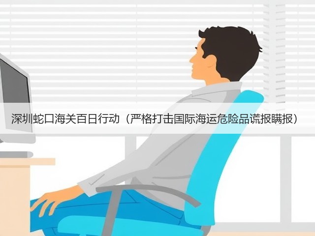 深圳蛇口海关百日行动（严格打击国际海运危险品谎报瞒报）(图2)