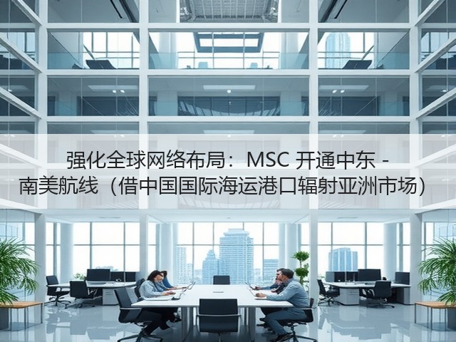 强化全球网络布局:MSC 开通中东 - 南美航线(借中国国际海运港口辐射亚洲市场)(图2) 强化全球网络布局:MSC 开通中东 - 南美航线(借中国国际海运港口辐射亚洲市场)(图2)