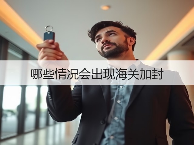 哪些情况会出现海关加封(图2) 哪些情况会出现海关加封(图2)