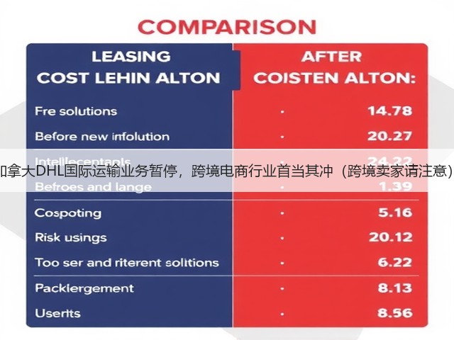 加拿大DHL国际运输业务暂停,跨境电商行业首当其冲(跨境卖家请注意)(图1) 加拿大DHL国际运输业务暂停,跨境电商行业首当其冲(跨境卖家请注意)(图1)