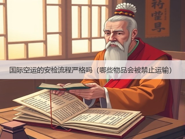 国际空运的安检流程严格吗(哪些物品会被禁止运输)(图3) 国际空运的安检流程严格吗(哪些物品会被禁止运输)(图3)