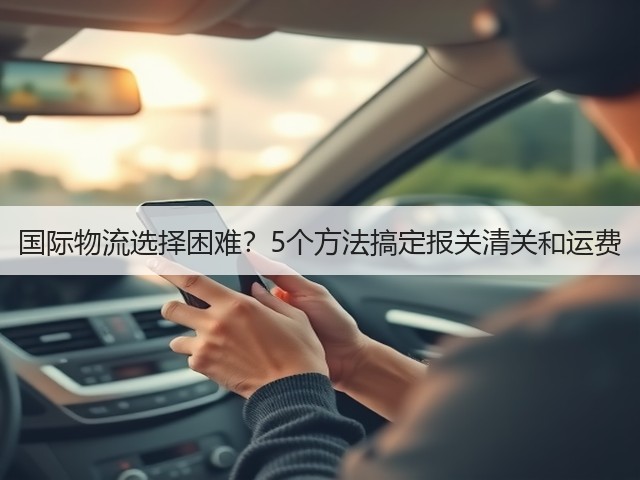 国际物流选择困难?5个方法搞定报关清关和运费(图3) 国际物流选择困难?5个方法搞定报关清关和运费(图3)