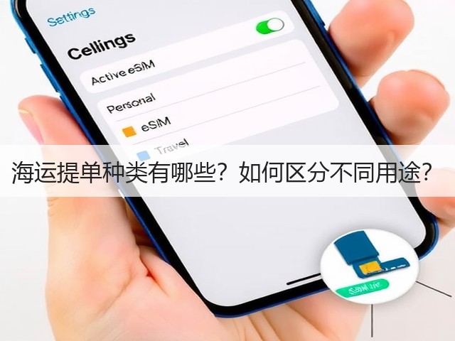 海运提单种类有哪些？如何区分不同用途？(图1)