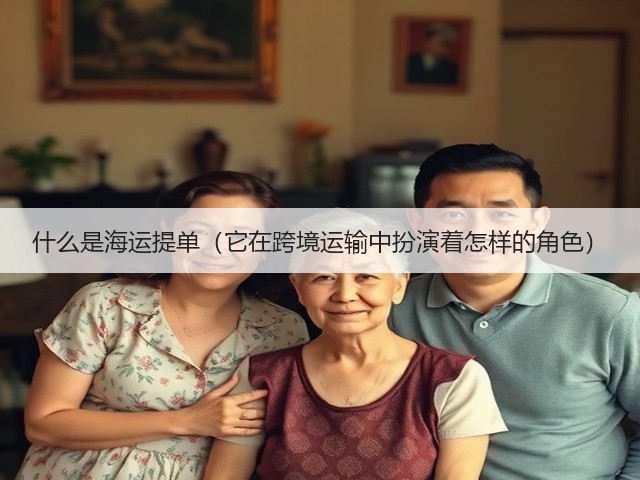 什么是海运提单(它在跨境运输中扮演着怎样的角色)(图2) 什么是海运提单(它在跨境运输中扮演着怎样的角色)(图2)