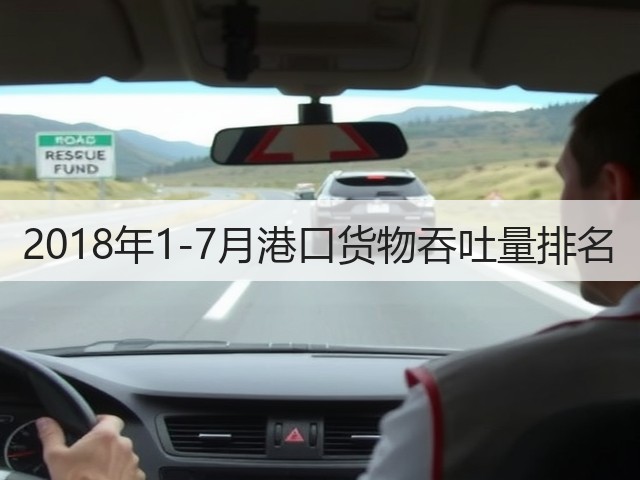 2018年1-7月港口货物吞吐量排名(图2) 2018年1-7月港口货物吞吐量排名(图2)