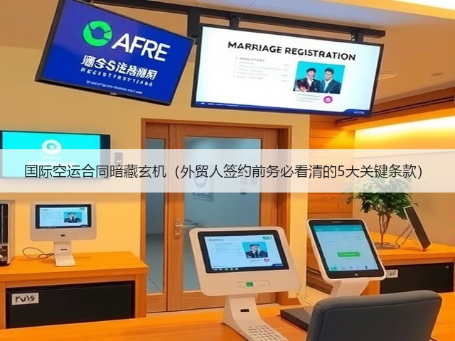 国际空运合同暗藏玄机(外贸人签约前务必看清的5大关键条款)(图2) 国际空运合同暗藏玄机(外贸人签约前务必看清的5大关键条款)(图2)