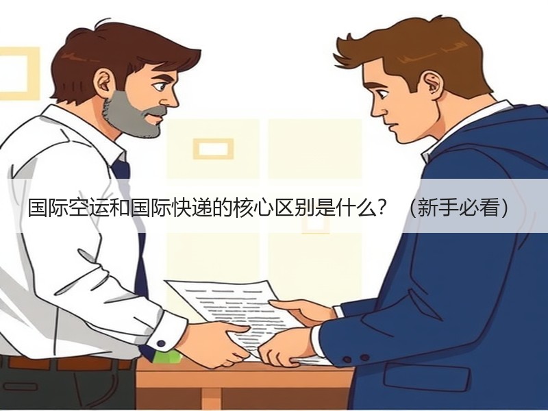 国际空运和国际快递的核心区别是什么？（新手必看）