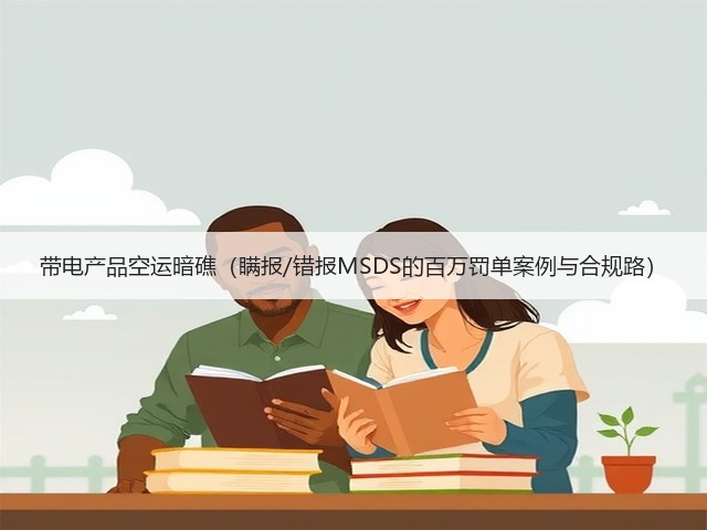 带电产品空运暗礁(瞒报/错报MSDS的百万罚单案例与合规路)(图3) 带电产品空运暗礁(瞒报/错报MSDS的百万罚单案例与合规路)(图3)