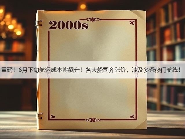 重磅!6月下旬航运成本将飙升!各大船司齐涨价,涉及多条热门航线!(图1) 重磅!6月下旬航运成本将飙升!各大船司齐涨价,涉及多条热门航线!(图1)