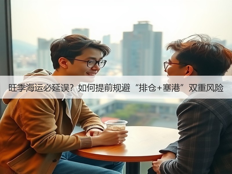 旺季海运必延误？如何提前规避“排仓+塞港”双重风险