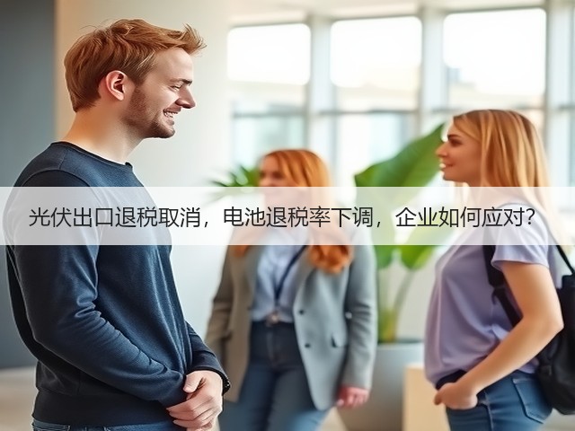 光伏出口退税取消,电池退税率下调,企业如何应对?(图2) 光伏出口退税取消,电池退税率下调,企业如何应对?(图2)