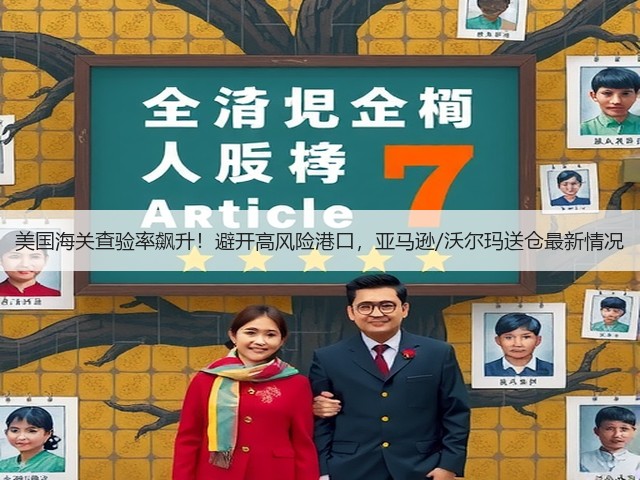 美国海关查验率飙升!避开高风险港口,亚马逊/沃尔玛送仓最新情况(图3) 美国海关查验率飙升!避开高风险港口,亚马逊/沃尔玛送仓最新情况(图3)