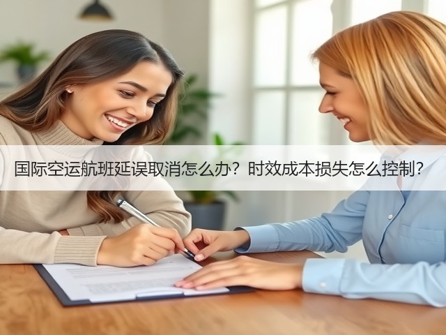 国际空运航班延误取消怎么办？时效成本损失怎么控制？(图1)