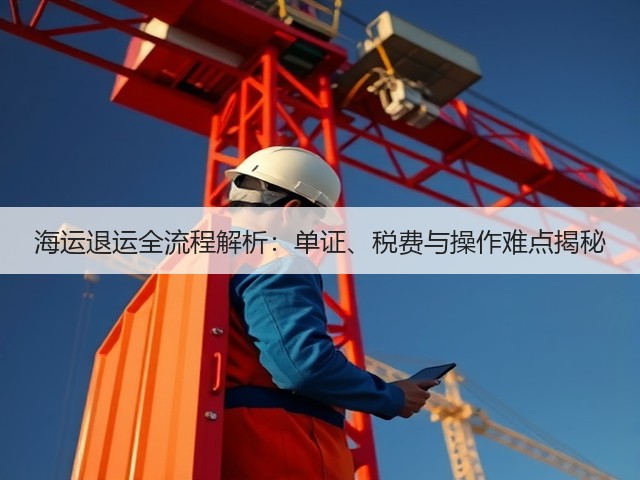 海运退运全流程解析:单证、税费与操作难点揭秘(图3) 海运退运全流程解析:单证、税费与操作难点揭秘(图3)