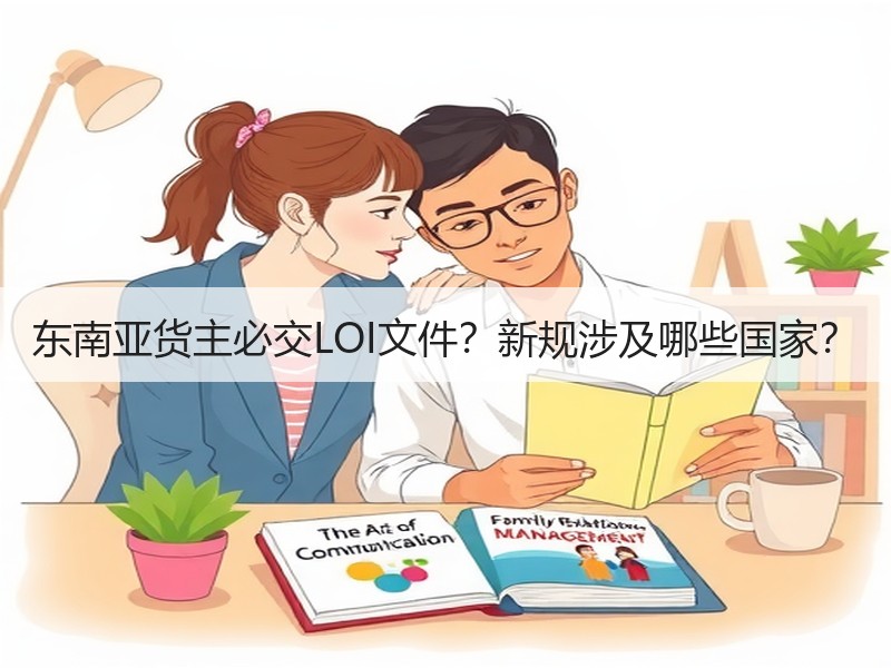 东南亚货主必交LOI文件?新规涉及哪些国家? 东南亚货主必交LOI文件?新规涉及哪些国家?