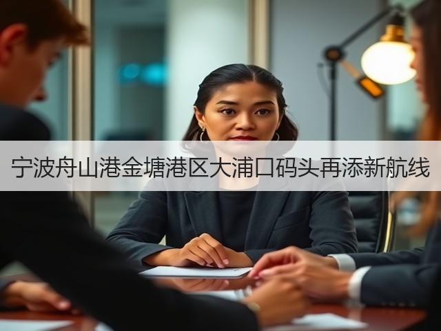 宁波舟山港金塘港区大浦口码头再添新航线(图3)
