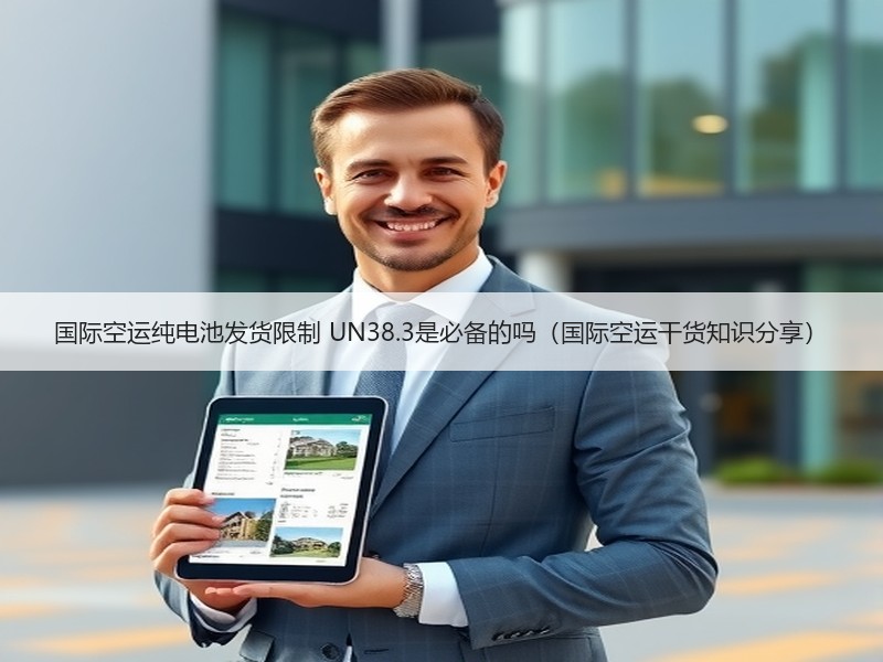 国际空运纯电池发货限制 UN38.3是必备的吗（国际空运干货知识分享）