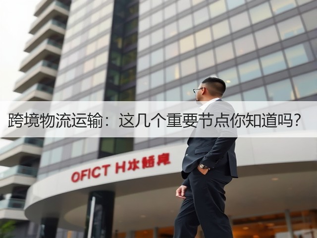 跨境物流运输：这几个重要节点你知道吗？(图3)