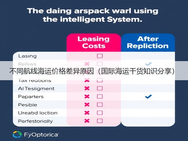 不同航线海运价格差异原因(国际海运干货知识分享)(图1) 不同航线海运价格差异原因(国际海运干货知识分享)(图1)