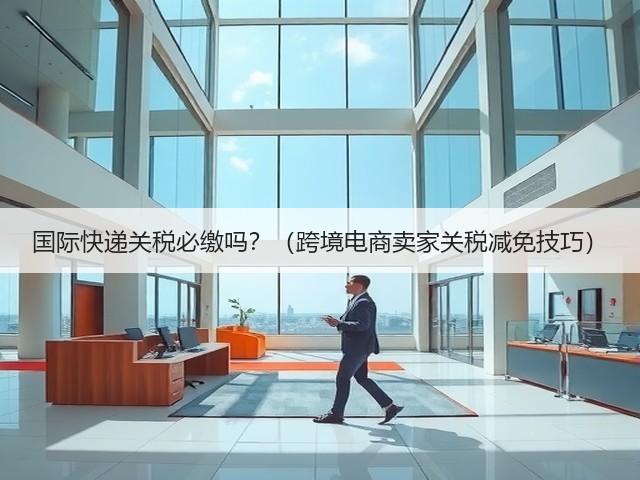 国际快递关税必缴吗？（跨境电商卖家关税减免技巧）(图1)