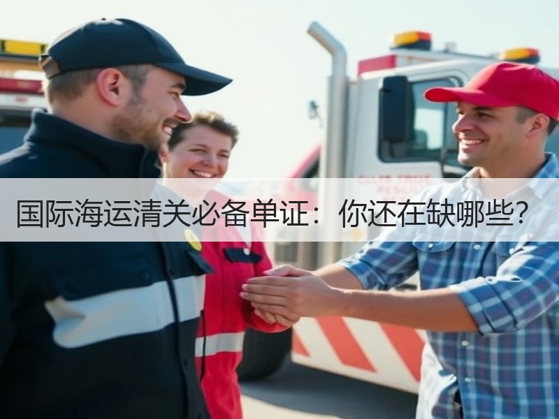 国际海运清关必备单证：你还在缺哪些？