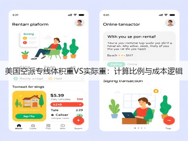 美国空派专线体积重VS实际重:计算比例与成本逻辑(图1) 美国空派专线体积重VS实际重:计算比例与成本逻辑(图1)