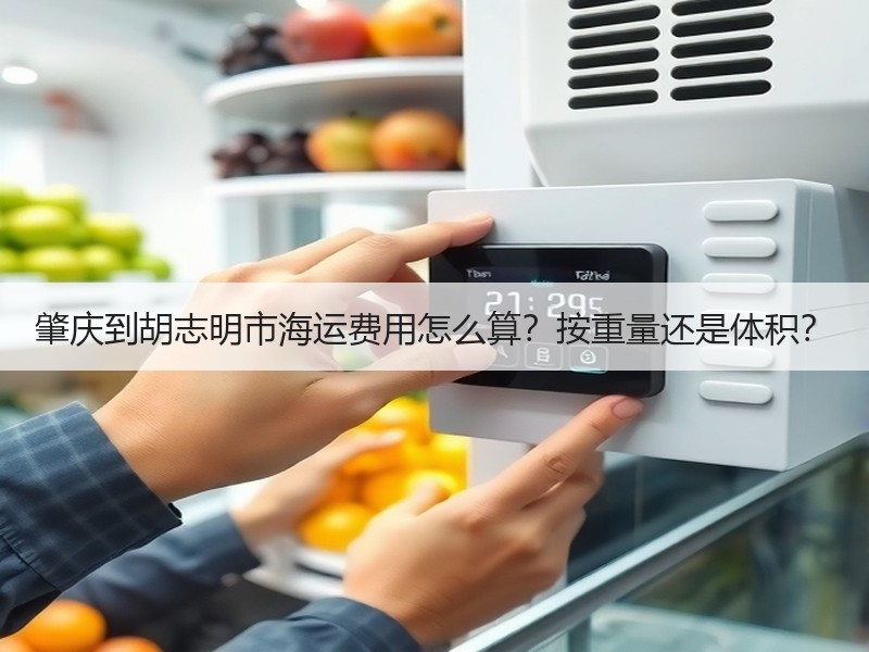 肇庆到胡志明市海运费用怎么算？按重量还是体积？